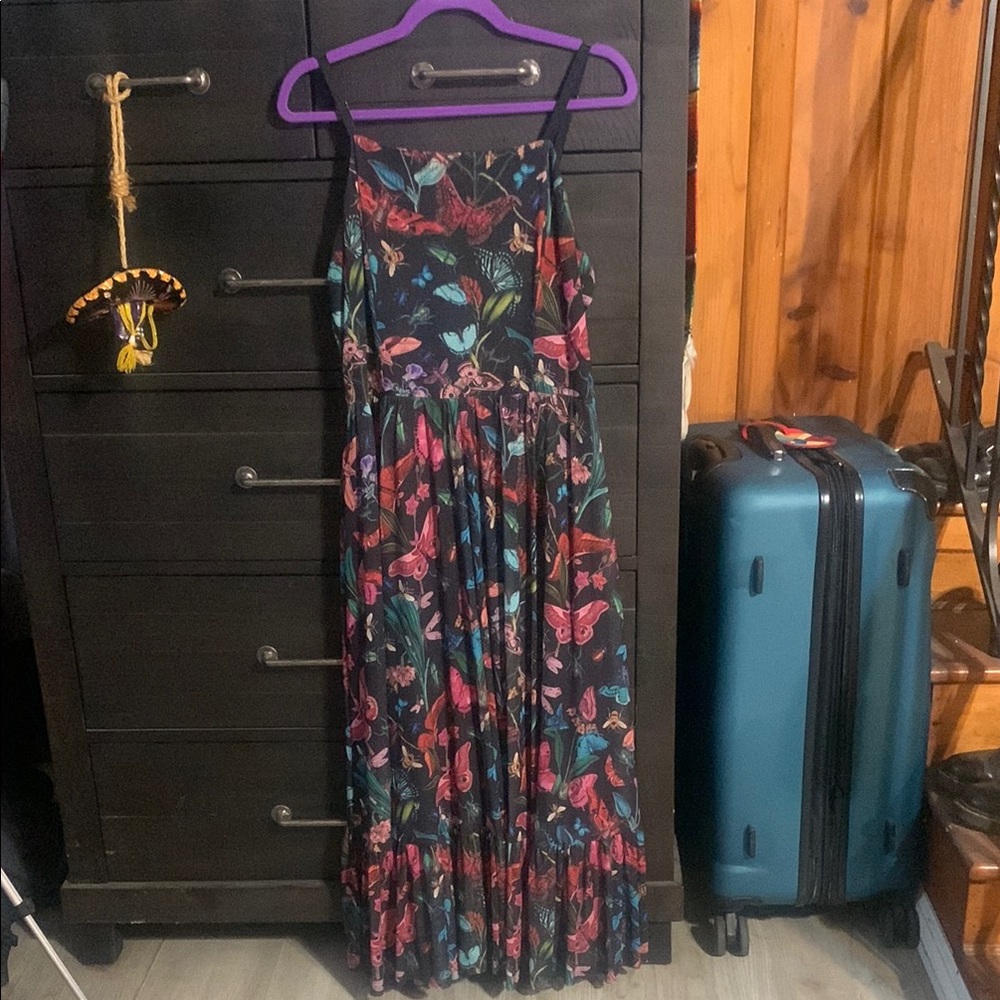 Blackmilk Floral Butterfly Midaxi Dress! #EUC